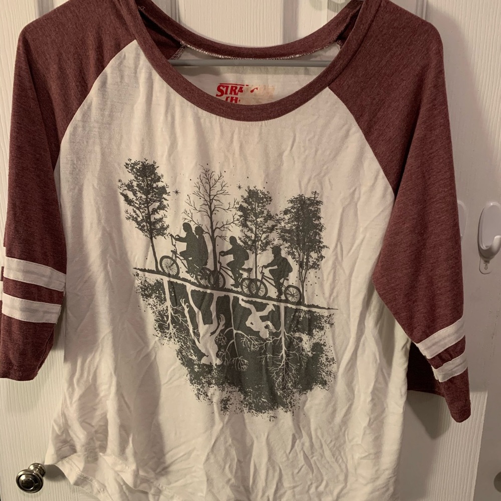 stranger things base ball top